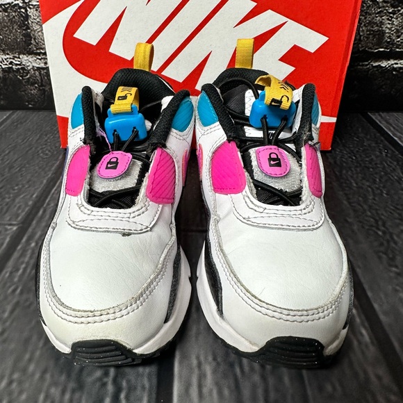 Nike Air Max 90 Toggle SE Kids 11.5c Casual Shoes DV1858 100 - Picture 3 of 13